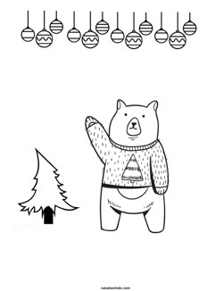 Urso no Natal
