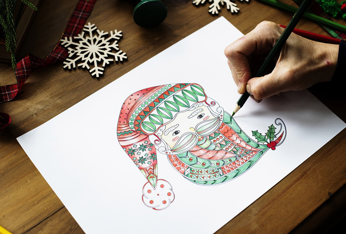 Desenhos de Natal para colorir
