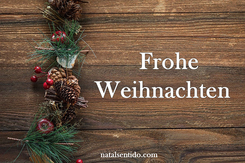 Feliz  Natal em Alemão
