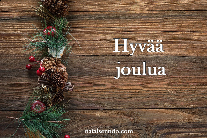 Feliz Natal em Finlandês