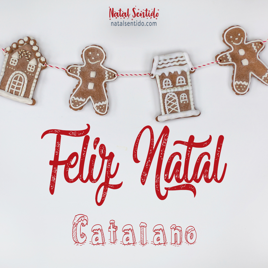 Postal de Feliz Natal com nome Catalano (imagem 04)