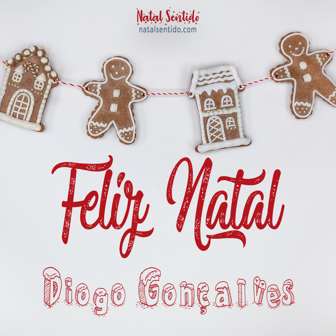 Postal de Feliz Natal com nome Diogo Gonçalves (imagem 04)