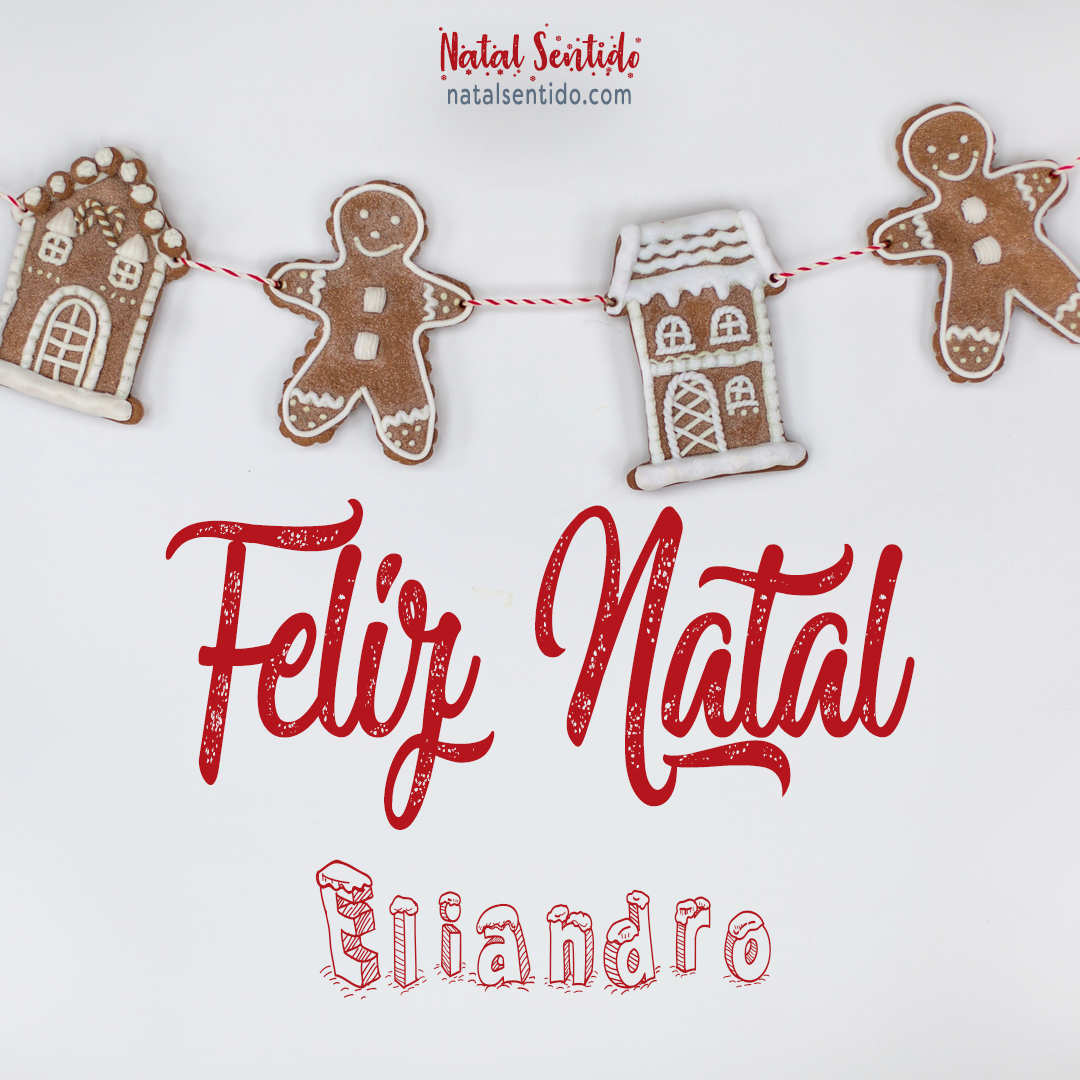 Postal de Feliz Natal com nome Eliandro (imagem 04)